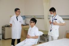 心臓外科手術後のリハビリについての講演と実技指導